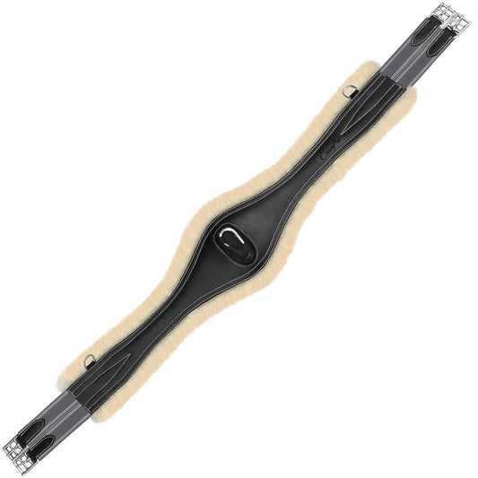 ExionPro 'Snap' Over Lay Girth - Grey Elastic with White Lines