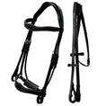 Load image into Gallery viewer, ExionPro Broad Wave Shape Designer Fancy Dressage Bridle & Web Reins
