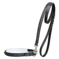 Load image into Gallery viewer, ExionPro Black Bling Dog Collar With Leash
