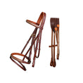 Load image into Gallery viewer, ExionPro Brass Clincher Studded Bridle With Flash and Reins 
