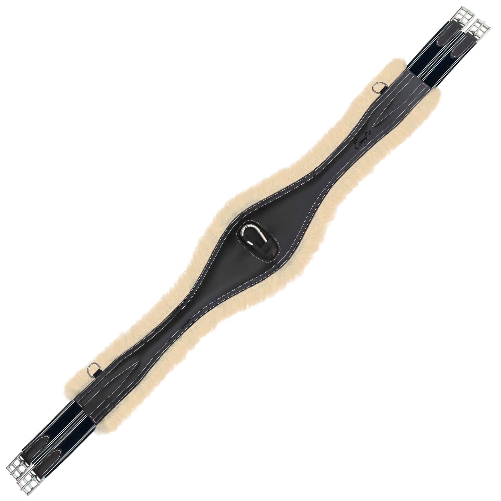 ExionPro 'Snap' Over Lay Girth - Navy Blue Elastic with White Lines