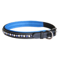Load image into Gallery viewer, ExionPro White & Blue Bling Dog Collar
