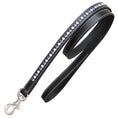 Load image into Gallery viewer, ExionPro White & Blue Bling Dog Leash
