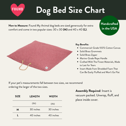 Nantucket Waxed Cotton Canvas Dog Bed - image 2