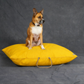 Load image into Gallery viewer, Yellow Waxed Cotton Canvas Dog Bed - image 3
