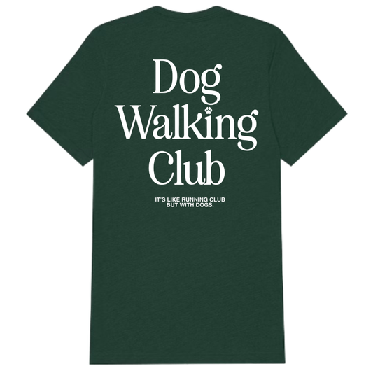 Dog Walking Club T-Shirt | Present for Dog Lovers & Owners