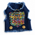 Load image into Gallery viewer, Denim and Tweed Couture Harness
