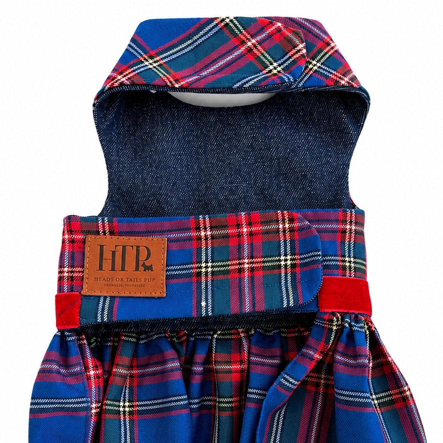 Red/Blue Plaid Dress