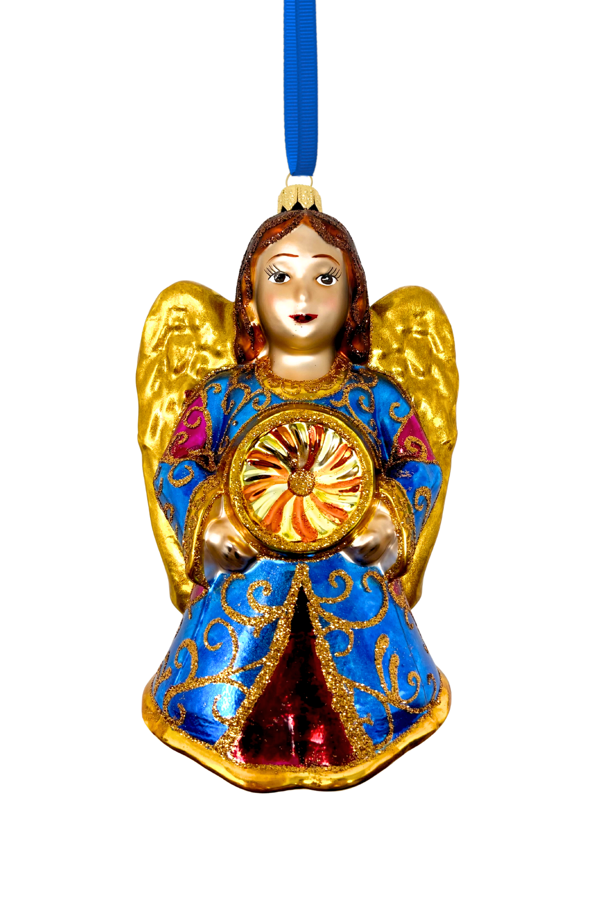 Faith Angel Glass Ornament