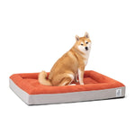 Deep Sleep Orthopedic Dog Bed Brick Red: Large: L39 x W28 x H6 (in)