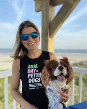 Arm Day = Petting Dogs Tank Top | Gift for Dog Lovers & Dog Moms