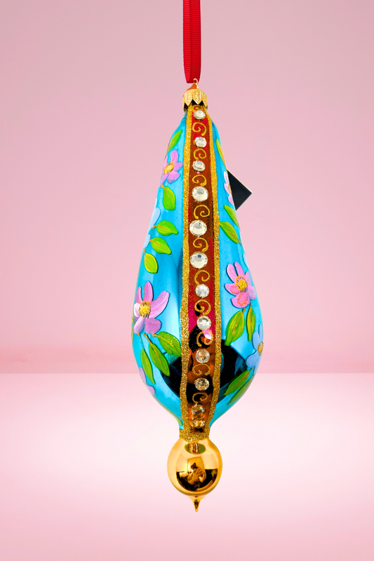 Florentine Elegance Polish Glass Ornament - Southlake Paws