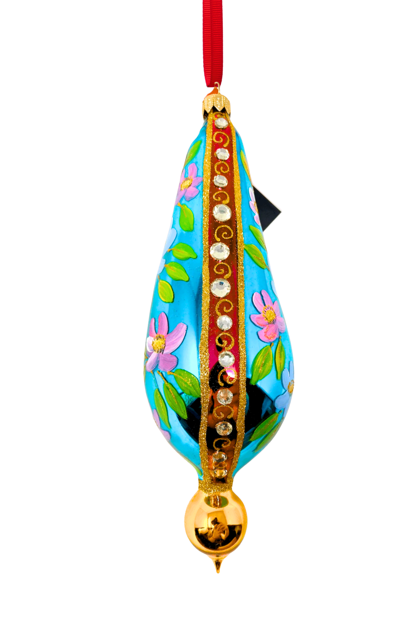Florentine Elegance Polish Glass Ornament - Southlake Paws