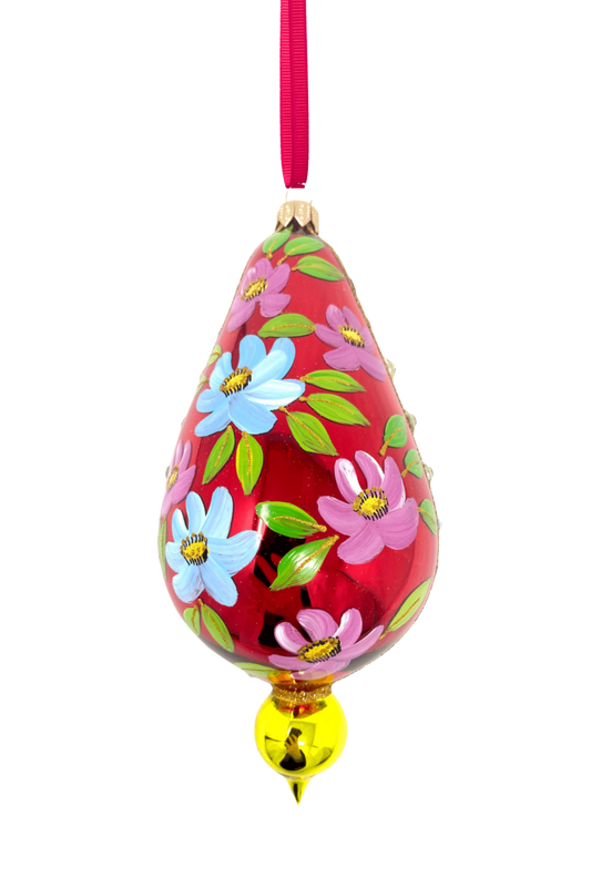 Florentine Romanza Polish Glass Ornament - Southlake Paws