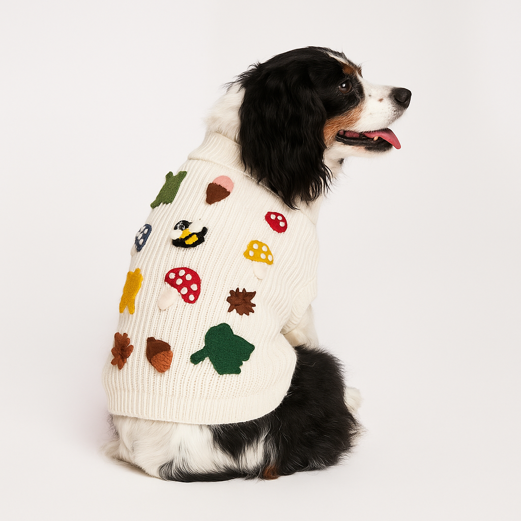 Found My Animal Fall Leaves 3D Icon Sweater - image 8