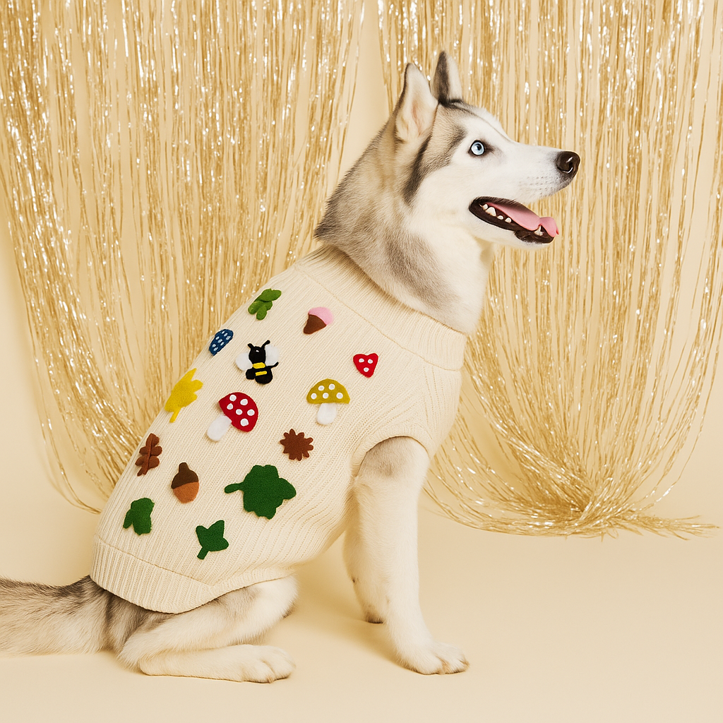 Found My Animal Fall Leaves 3D Icon Sweater