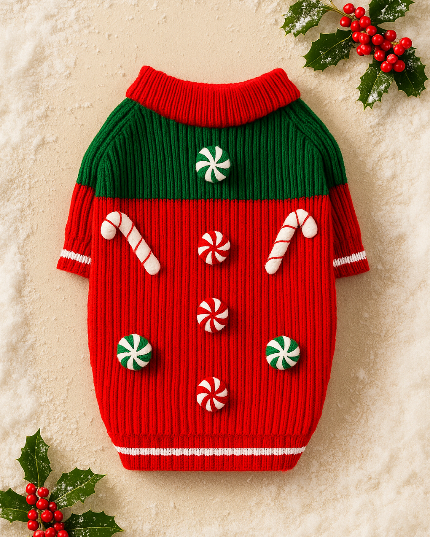 Found My Animal Peppermint Candy 3D Icon Sweater - image 3