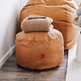 Load image into Gallery viewer, Pouf Footstool - Faux Leather
