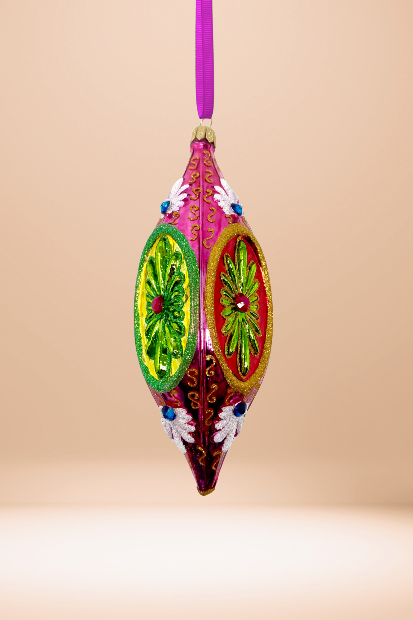 Viva Coin Glass Ornament - Southlake Paws