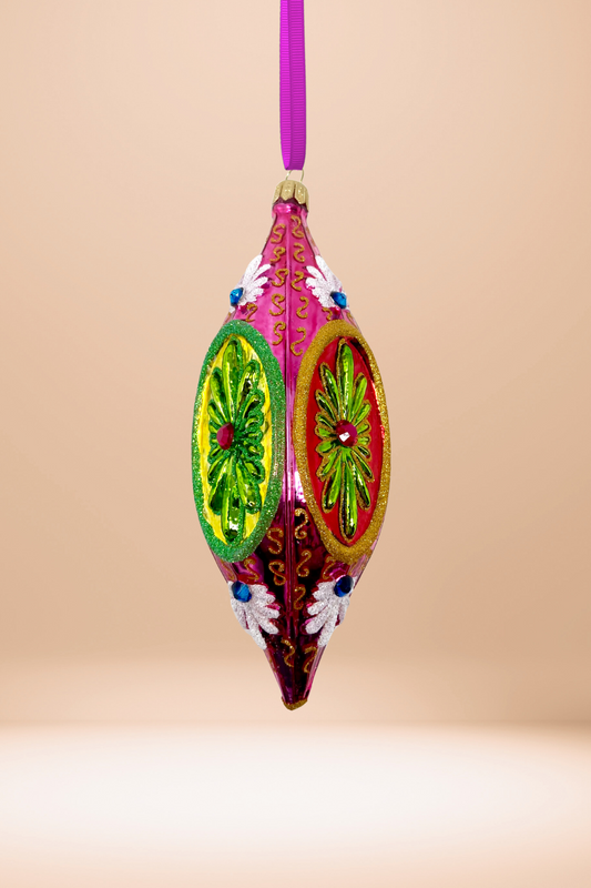 Viva Coin Glass Ornament - Southlake Paws