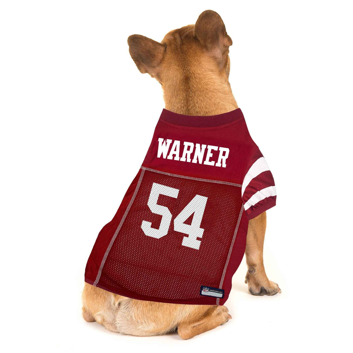 NFL San Francisco 49ers Fred Warner Mesh Dog Jersey