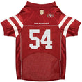 Load image into Gallery viewer, NFL San Francisco 49ers Fred Warner Mesh Dog Jersey
