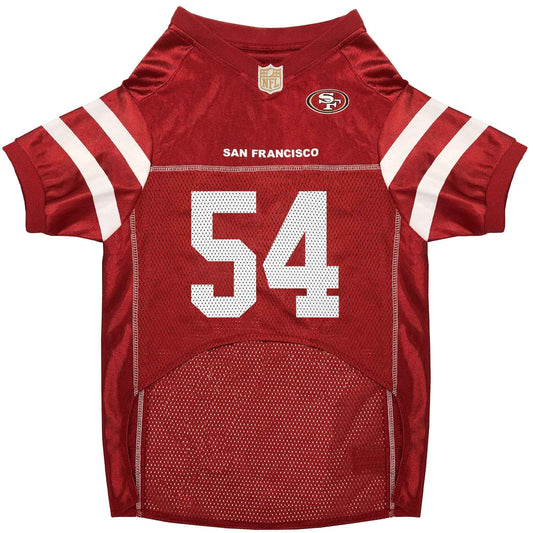 NFL San Francisco 49ers Fred Warner Mesh Dog Jersey