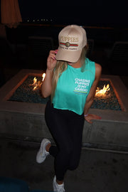 Chasing Puppies is My Cardio Crop Tank | Gift for Dog Moms