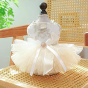 Fancy Bridal Dog Tutu Party Dress