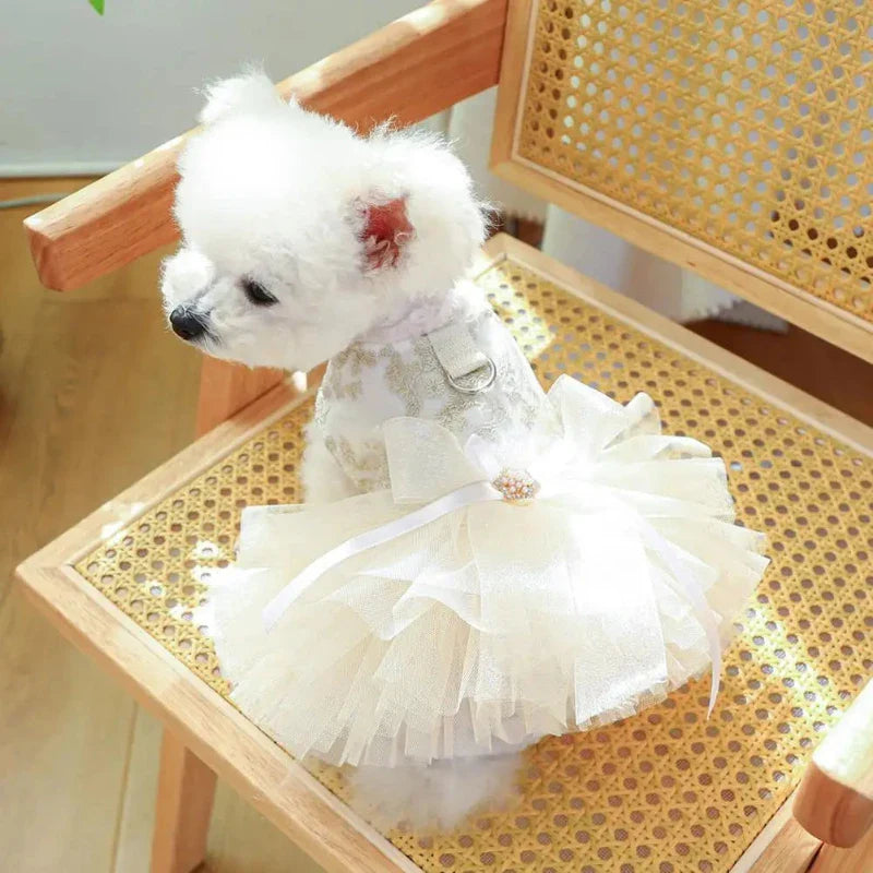 Fancy Bridal Dog Tutu Party Dress - Southlake Paws