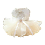 Fancy Bridal Dog Tutu Party Dress