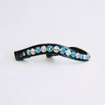 Load image into Gallery viewer, Fancy Delight Browband #4 – Aquamarine & Crystal
