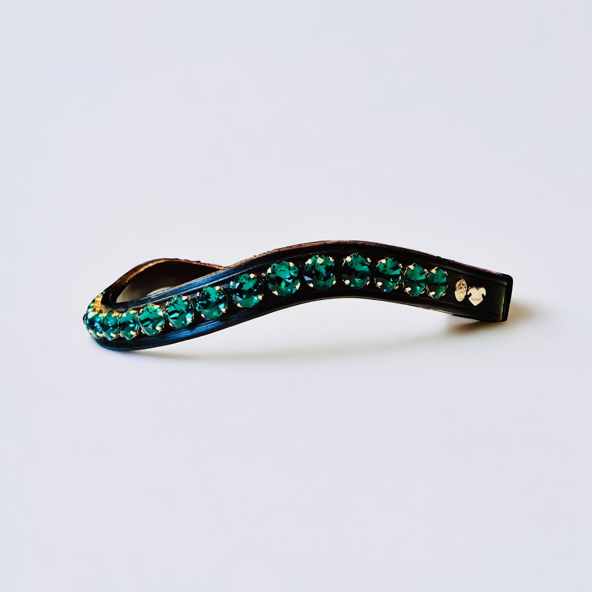 Fancy Delight Browband – Emerald