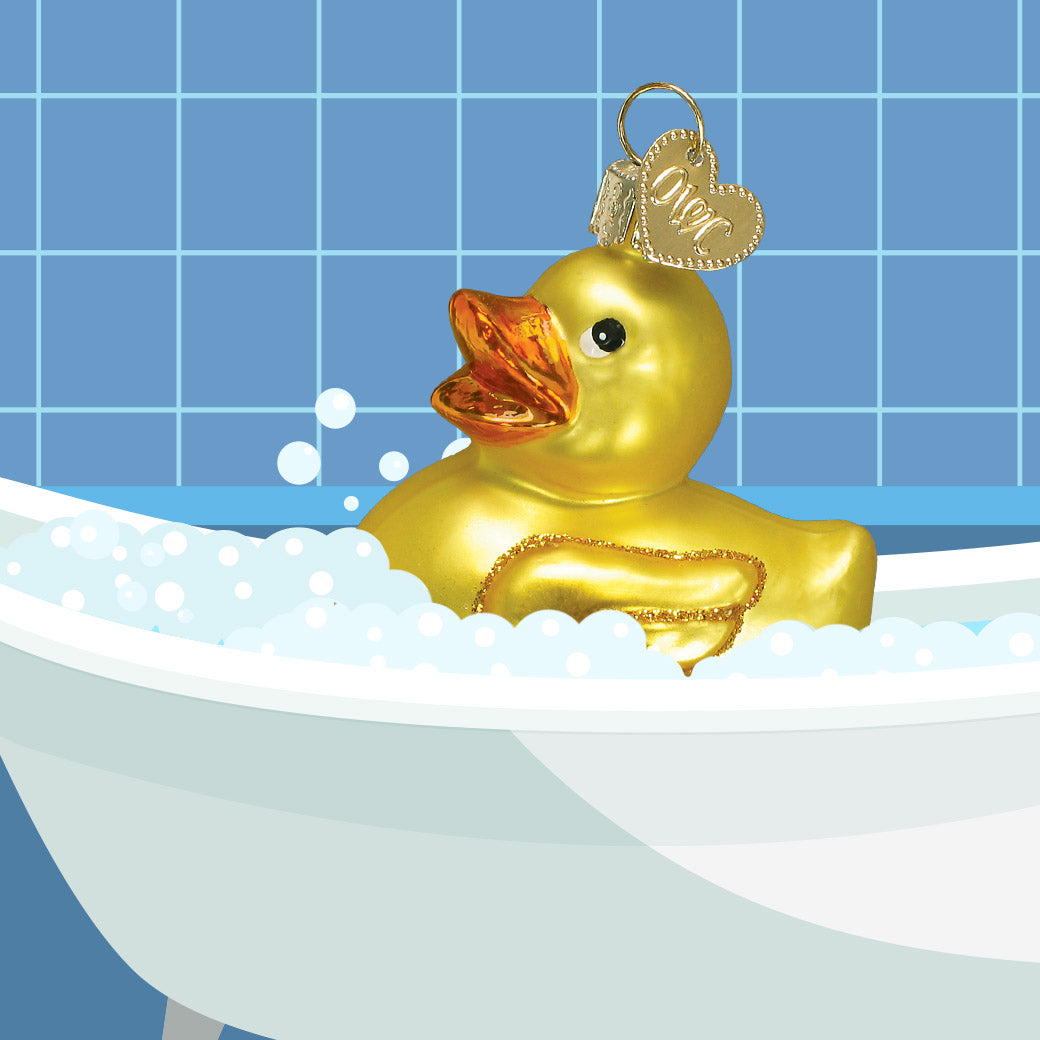 Rubber Ducky Ornament - Southlake Paws