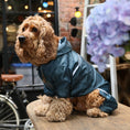 Load image into Gallery viewer, Ultralight Full covered hooded waterproof dog jacket - Blue
