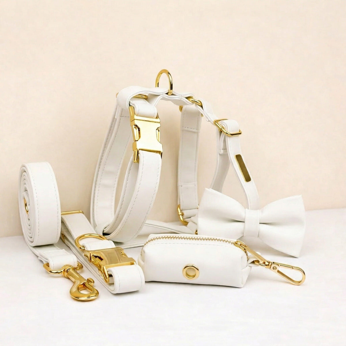 White Leather Set