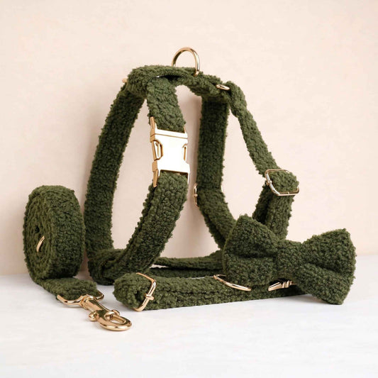Cozy Olive Teddy Set