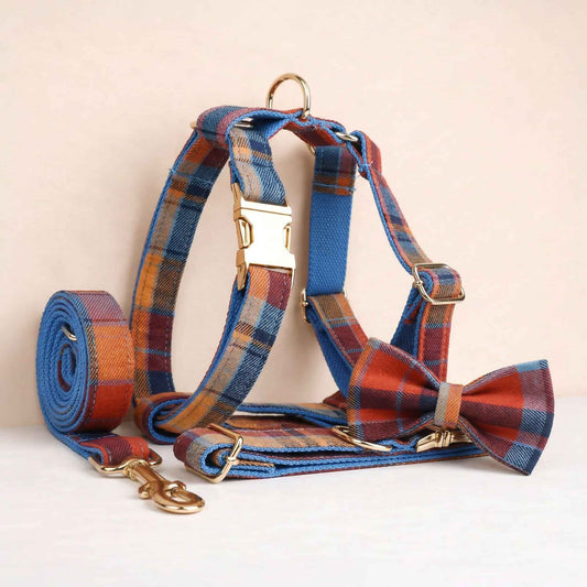 Midnight Copper Plaid Set