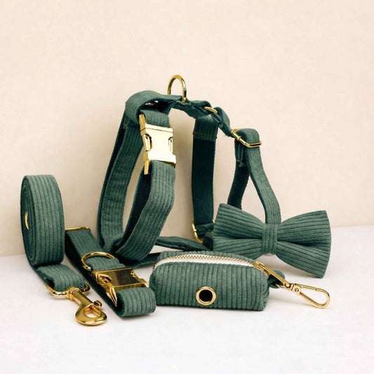 Dark Green Corduroy Set