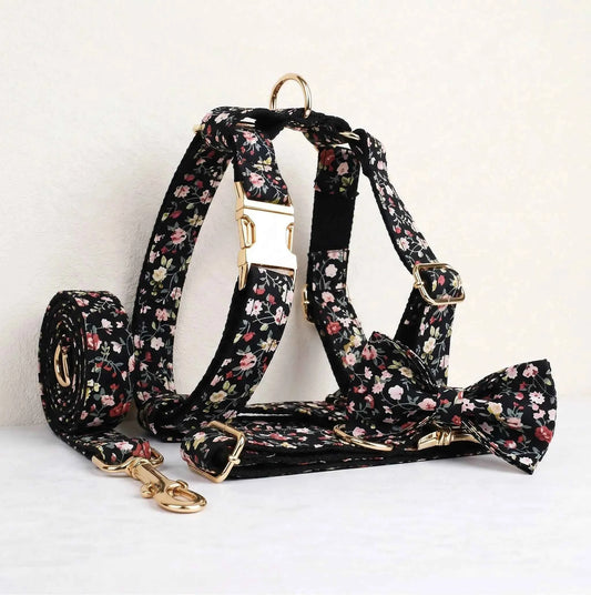 Midnight Blossom Floral Set