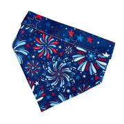 Fireworks Bandana Dog Collar