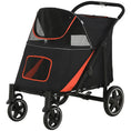 Load image into Gallery viewer, One-Click Foldable Stroller for Large Medium Small Dogs, Pet, Cats with Storage
