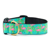 Flamingo Extra Wide Dog Collar 1.5