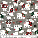 Fleece Polar Bear Dog Bandana