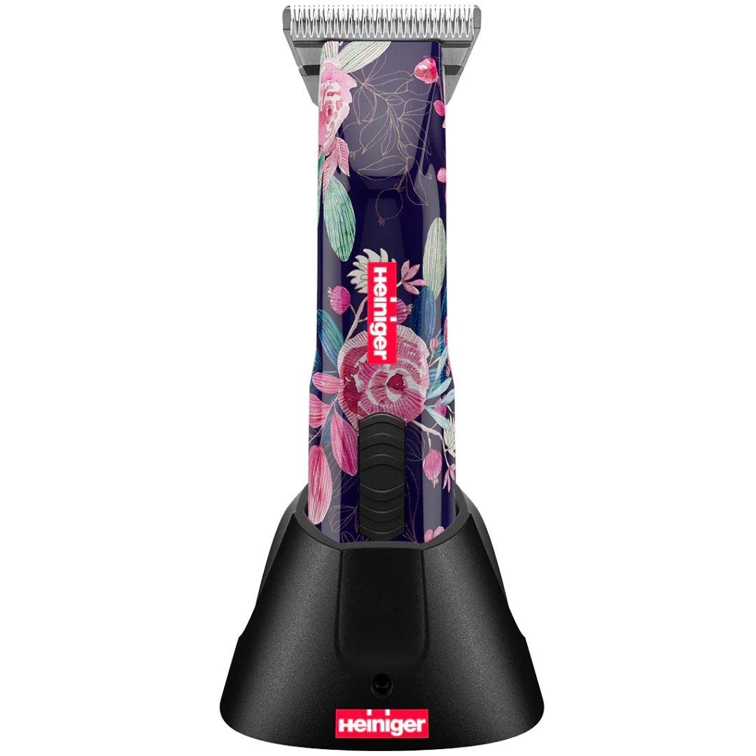 Limited Edition Flower Opal Cordless Clipper with 30W, and One Battery with Free Grip by Heiniger