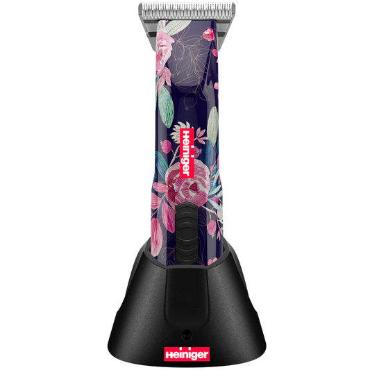 Limited Edition Flower Opal Cordless Clipper with 30W, and One Battery with Free Grip by Heiniger