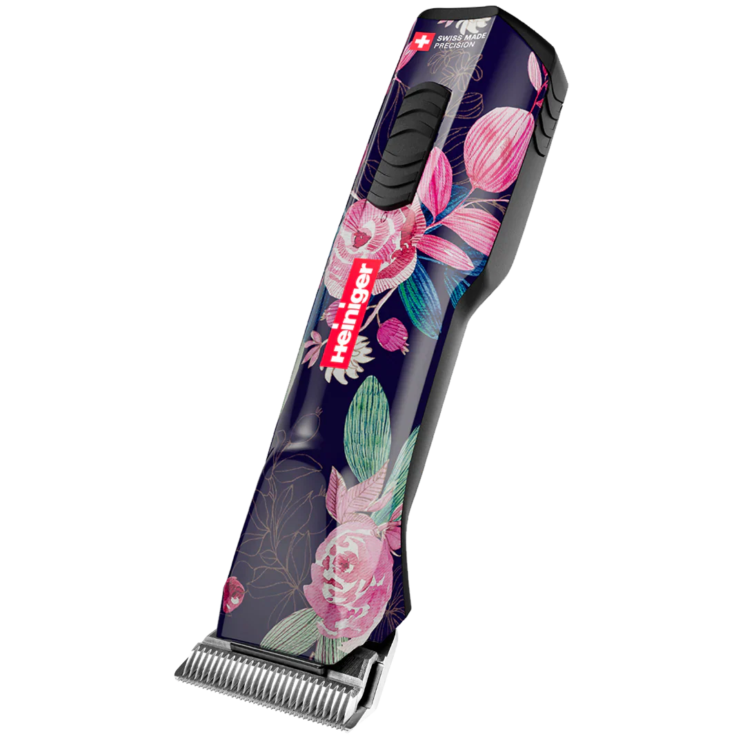 Limited Edition Flower Opal Cordless Clipper with 30W, and One Battery with Free Grip by Heiniger