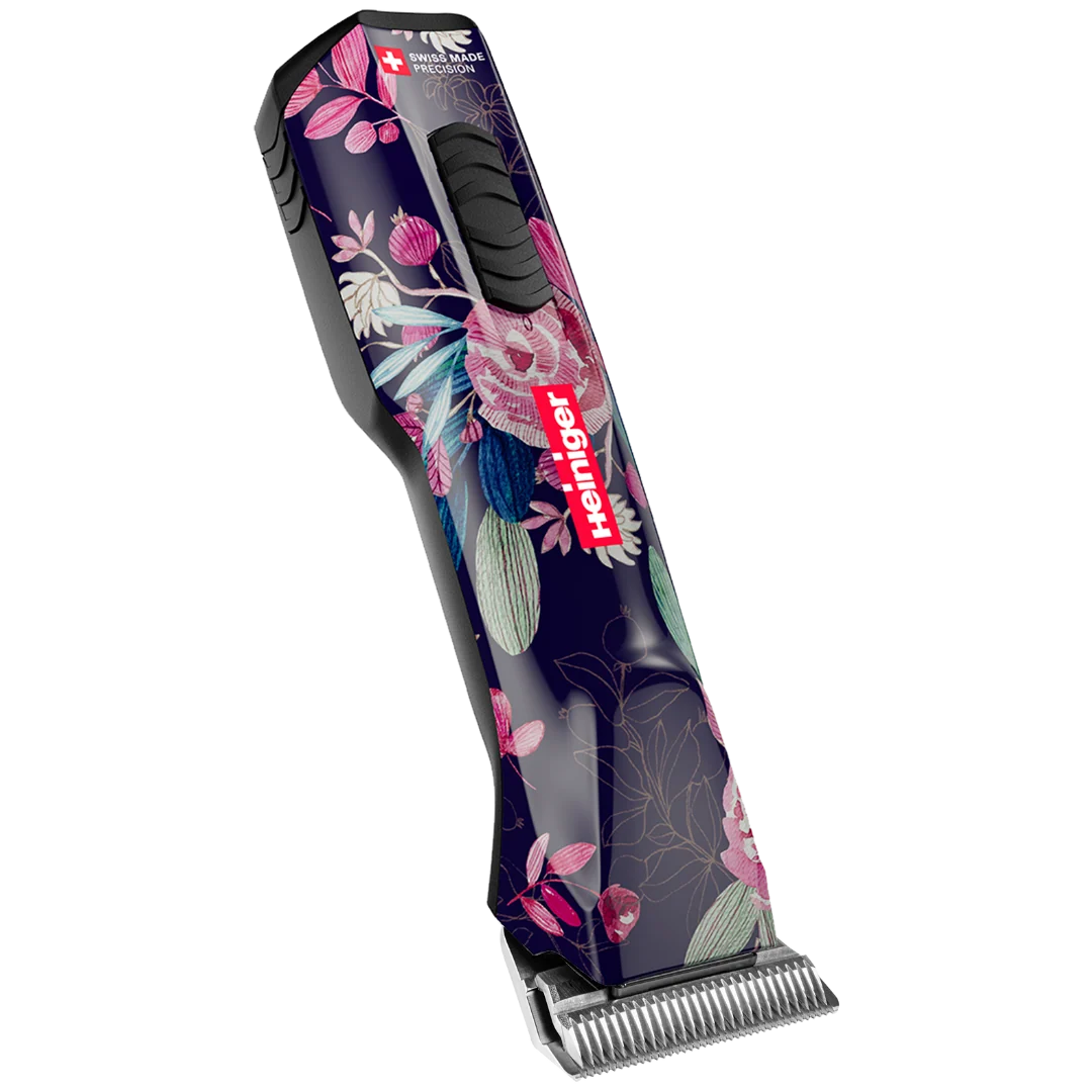 Pet Limited Edition Flower Opal Cordless Clipper with 30W, and 2 Batteries by Heiniger