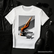 Sass is Sacrosanct Concept Art Graphic T-Shirt, Sexy Cat Woman Black and White Streetwear Tee 