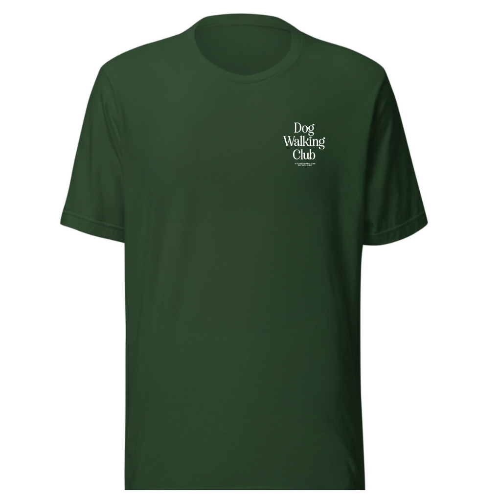 Dog Walking Club T-Shirt | Present for Dog Lovers & Owners